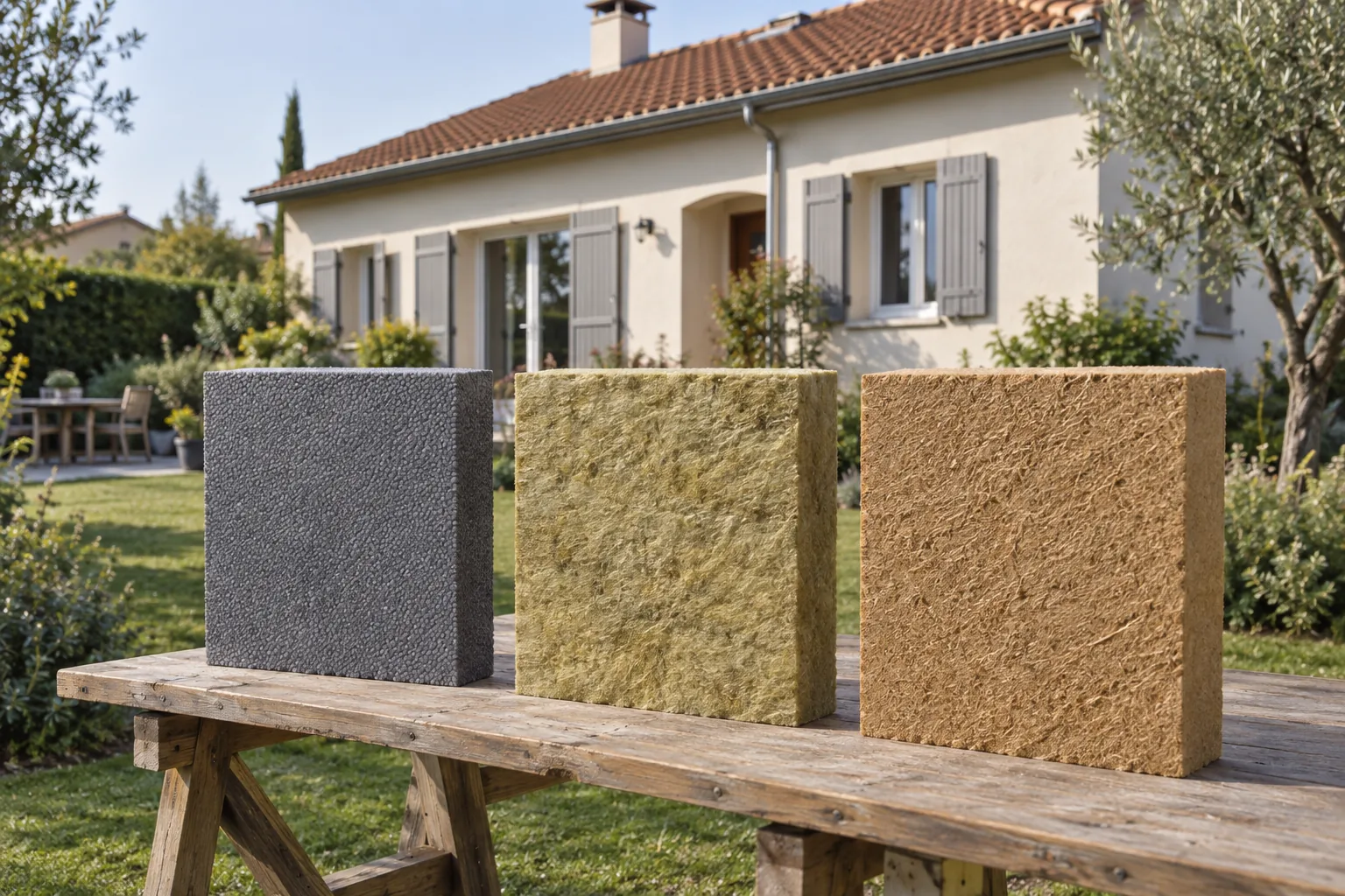 Meilleur isolant ITE : PSE, laine de roche ou fibre de bois, lequel choisir ?